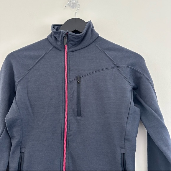 ICEBREAKER WOMEN’S NEW ZEALAND MERINO FULL ASYMMETRICAL ZIP JACKET SIZE SMALL - Picture 6 of 14